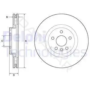 Тормозные диски DELPHI BG9183C