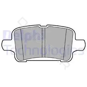 Тормозные колодки DELPHI LP3218