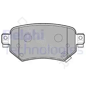 Тормозные колодки DELPHI LP3234