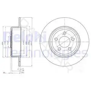 Тормозные диски DELPHI BG4074