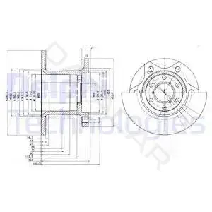 Тормозные диски DELPHI BG649