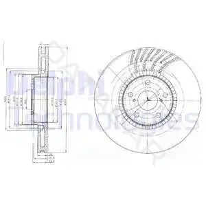 Тормозные диски DELPHI BG9012