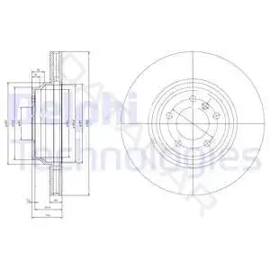 Тормозные диски DELPHI BG9019