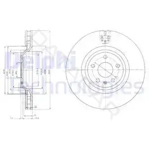 Тормозные диски DELPHI BG9054