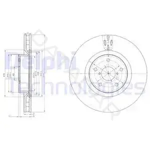 Тормозные диски DELPHI BG9055