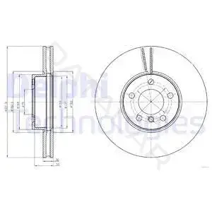 Тормозные диски DELPHI BG9061