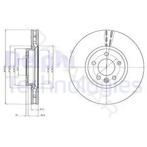 Тормозные диски DELPHI BG9106