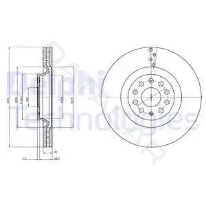 Тормозные диски DELPHI BG9109C
