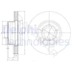 Тормозные диски DELPHI BG9786