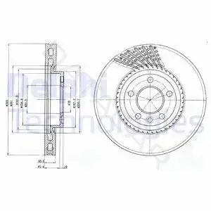 Тормозные диски DELPHI BG9892