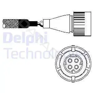 Лямбда-зонд DELPHI ES10254-12B1