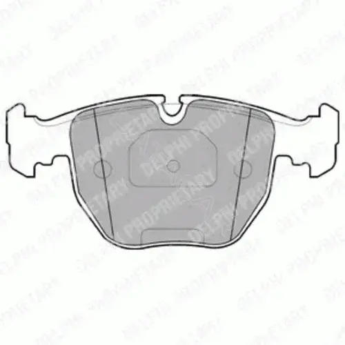Тормозные колодки DELPHI LP1003