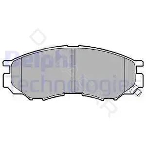 Тормозные колодки DELPHI LP1010