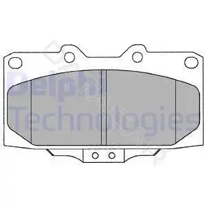 Тормозные колодки DELPHI LP1020