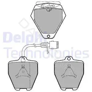 Тормозные колодки DELPHI LP1024