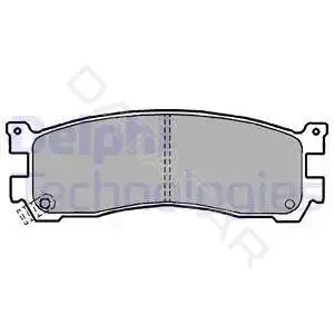 Тормозные колодки DELPHI LP1189