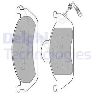 Тормозные колодки DELPHI LP1299