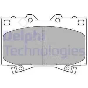 Тормозные колодки DELPHI LP1308