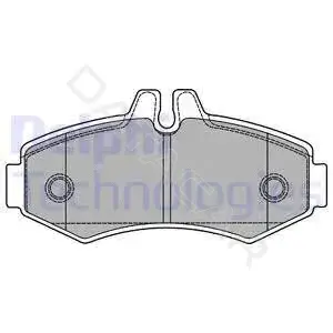 Тормозные колодки DELPHI LP1425