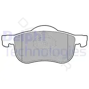 Тормозные колодки DELPHI LP1458