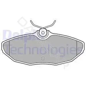 Тормозные колодки DELPHI LP1505