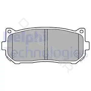 Тормозные колодки DELPHI LP1528