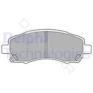 Тормозные колодки DELPHI LP1545