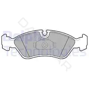 Тормозные колодки DELPHI LP1605