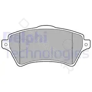 Тормозные колодки DELPHI LP1652