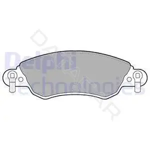 Тормозные колодки DELPHI LP1656
