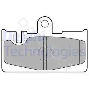 Тормозные колодки DELPHI LP1690