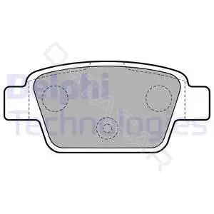 Тормозные колодки DELPHI LP1719