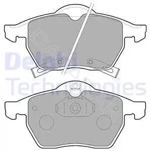 Тормозные колодки DELPHI LP1731
