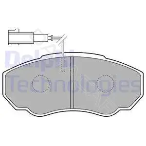 Тормозные колодки DELPHI LP1750