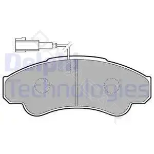 Тормозные колодки DELPHI LP1751