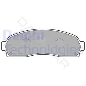 Тормозные колодки DELPHI LP1757