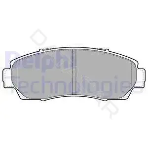 Тормозные колодки DELPHI LP2046