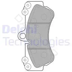 Тормозные колодки DELPHI LP2057