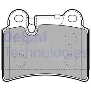 Тормозные колодки DELPHI LP2061