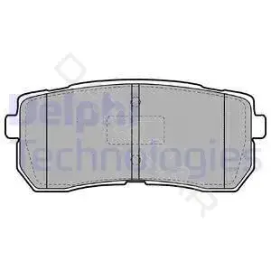 Тормозные колодки DELPHI LP2095