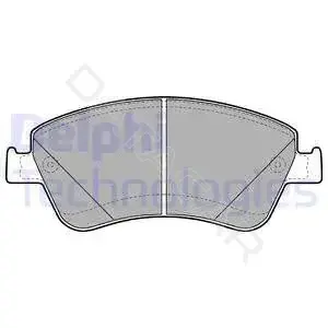 Тормозные колодки DELPHI LP2102