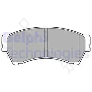 Тормозные колодки DELPHI LP2111