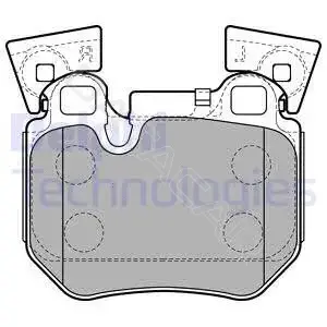 Тормозные колодки DELPHI LP2121