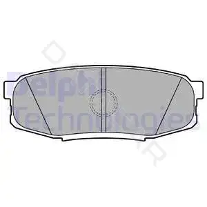 Тормозные колодки DELPHI LP2154