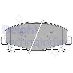 Тормозные колодки DELPHI LP2166