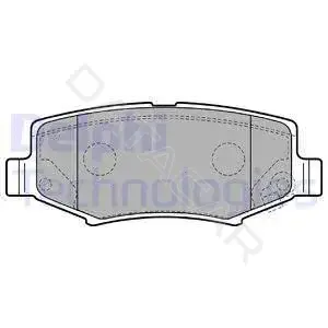Тормозные колодки DELPHI LP2172