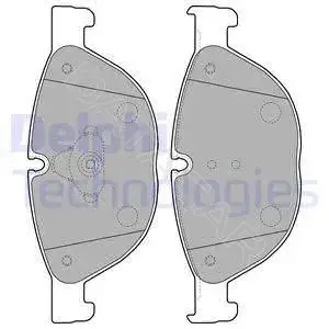 Тормозные колодки DELPHI LP2189