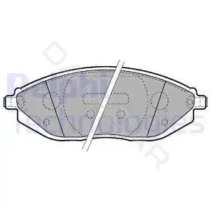Тормозные колодки DELPHI LP2218