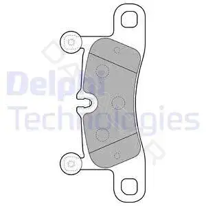 Тормозные колодки DELPHI LP2233