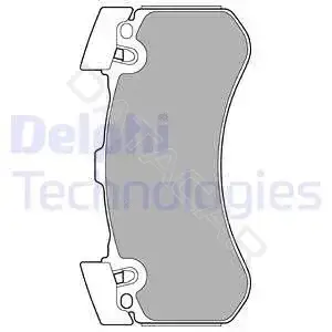 Тормозные колодки DELPHI LP2283